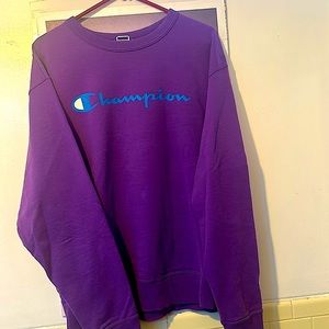 Champion sweatshirt. Size Large. 50%cotton 50 polyester.